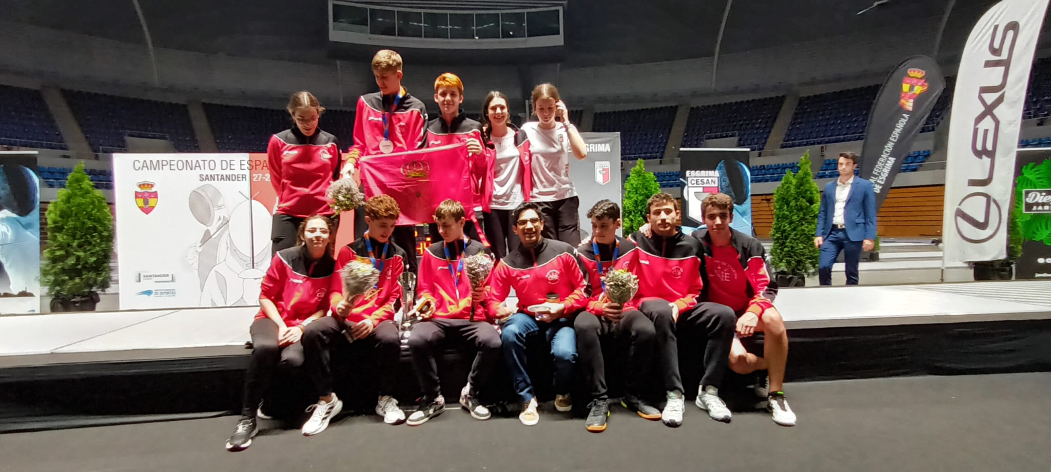 El Club Navarro de Esgrima, campeón de España Cadete